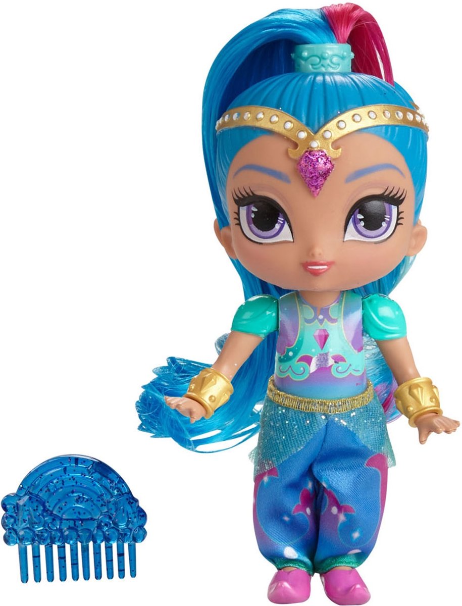 Shimmer & Shine Poppenset - Regenboog Shine Afmeting verpakking: 20 x 17,5 x 6,5 cm