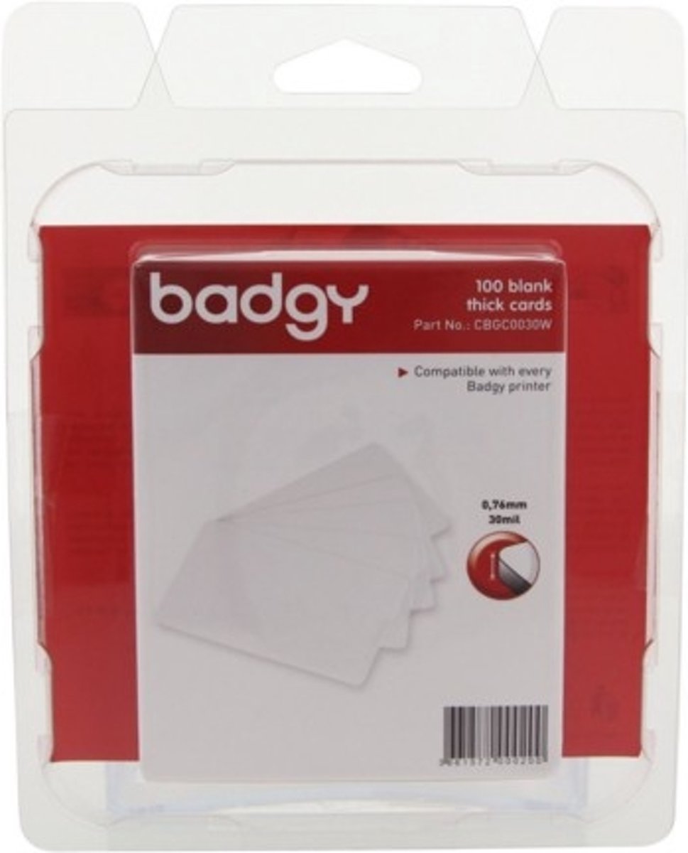 Badgy PVC Cards x100