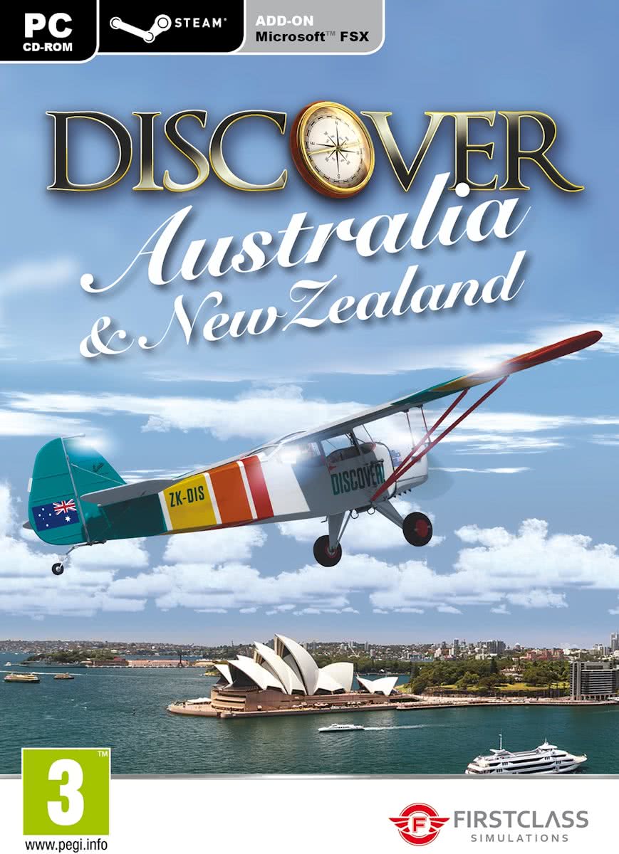 Discover Australia & New Zealand - FS X + FS 2004 Add-On - Steam Edition - Windows