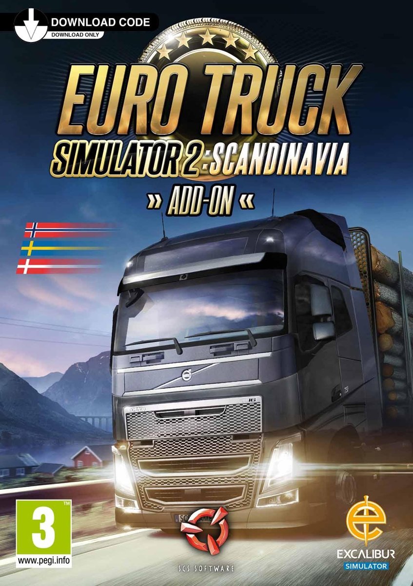 Euro Truck Simulator 2 - Scandinavia Add-on - Code in a Box - Windows