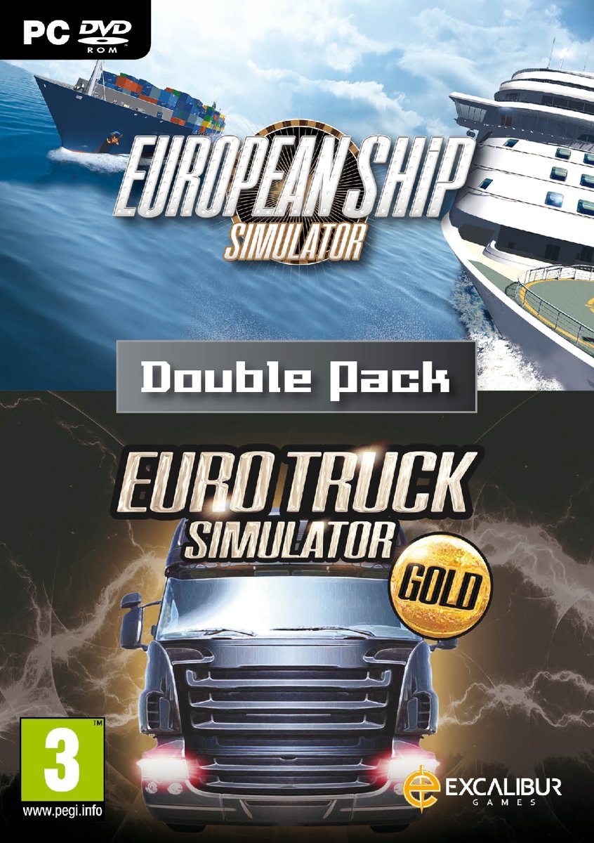 European Ship Simulator & Euro Truck Gold - Euro Simulator Double Pack - Windows