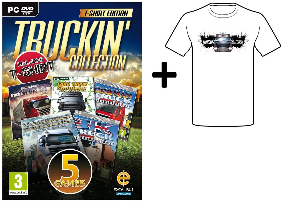 Truckin Collection - Truck Simulator – Inclusief Gratis T-Shirt - Windows