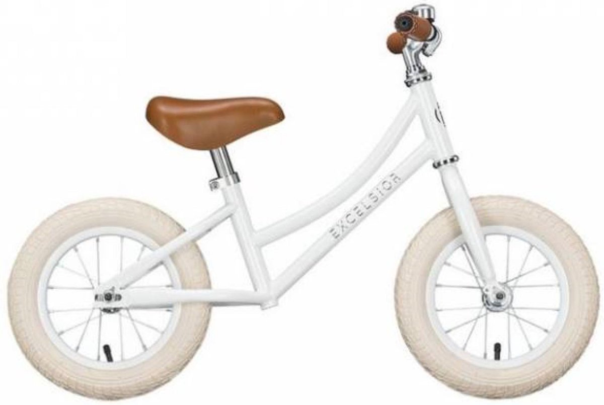 Excelsior Retro Runner loopfiets creme kleur 12