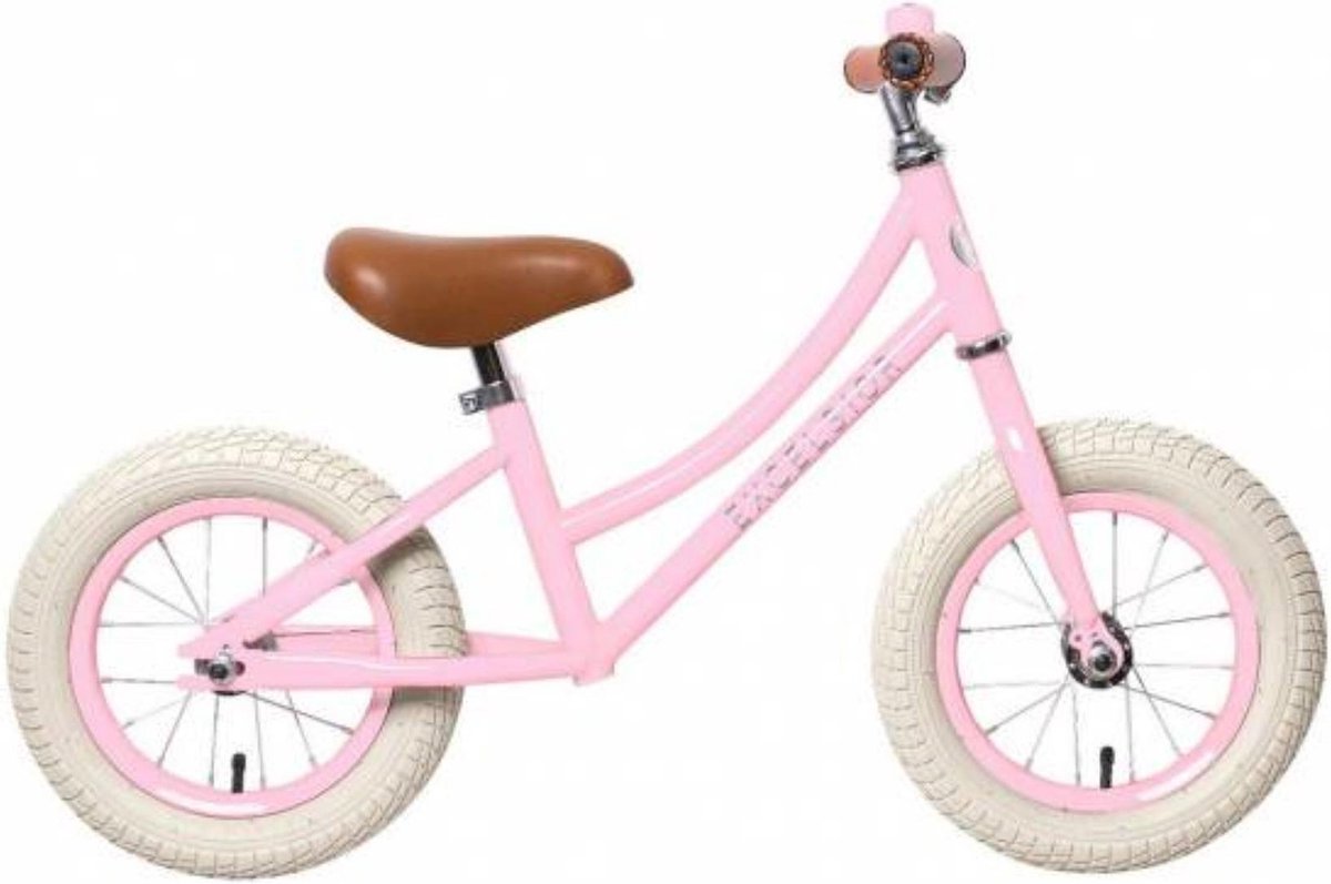 Excelsior Retro Runner loopfiets pink kleur 12