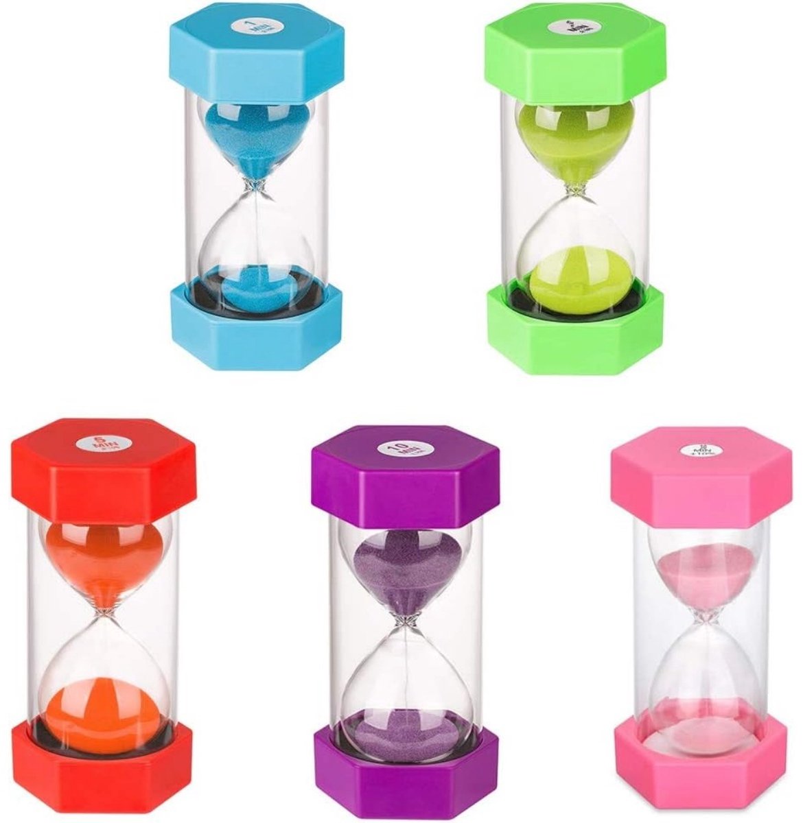 EXCITAT 5 stuks - Timer -  set -  timer - Geschikt voor thuis, buiten, restaurant, studeerkamer