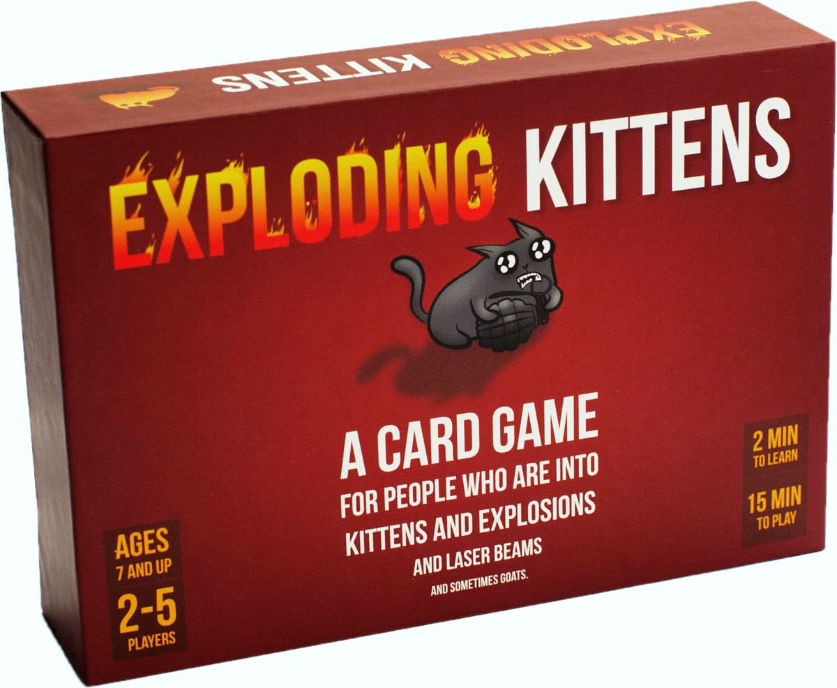 Exploding Kittens Original Edition - Engelstalig Kaartspel