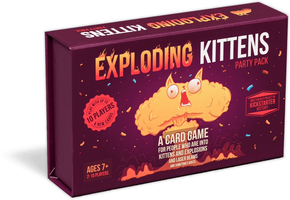 Exploding Kittens Party Pack - Engelstalig Kaartspel