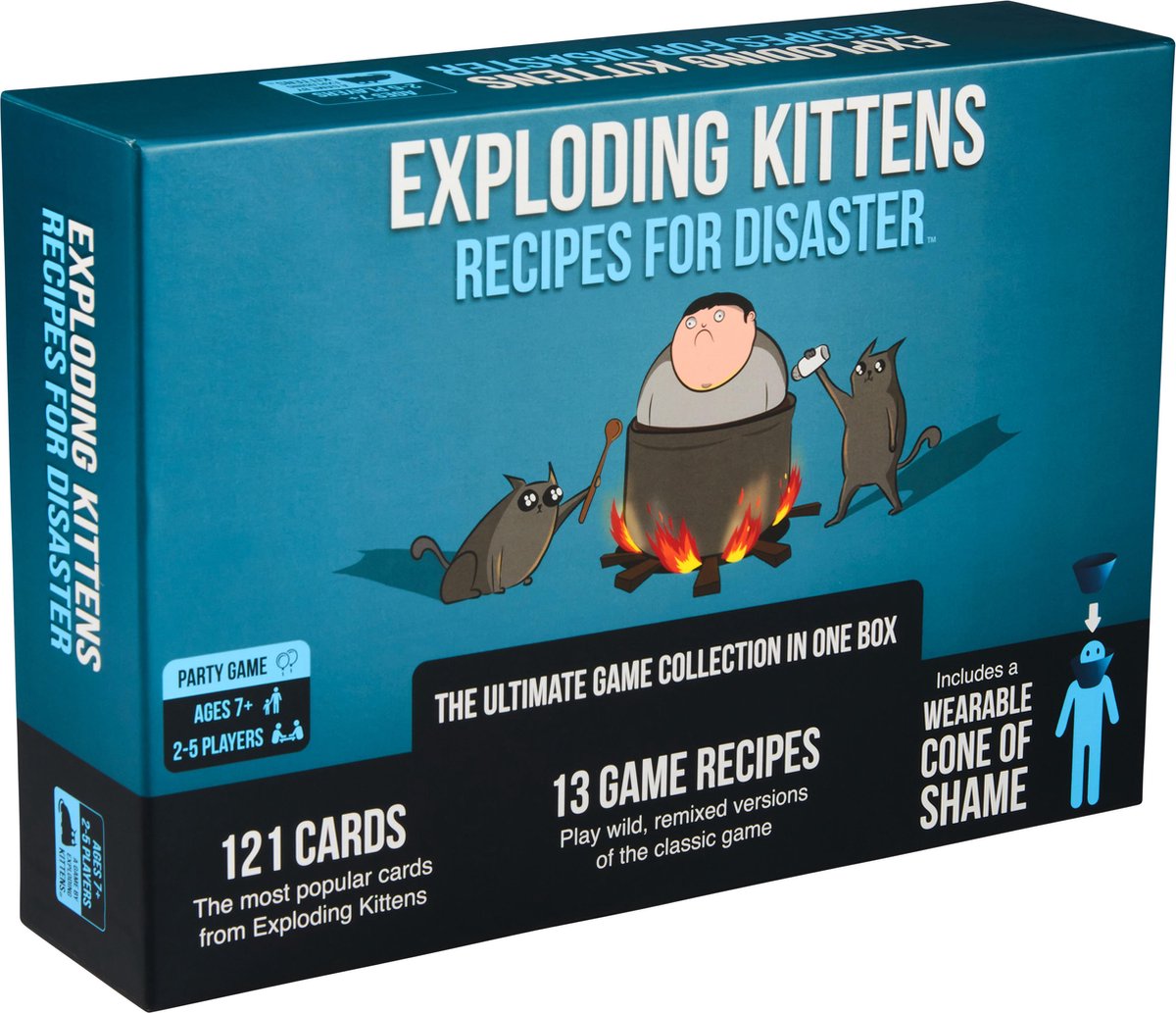 Exploding Kittens Recipes for Disaster - Engelstalig Kaartspel