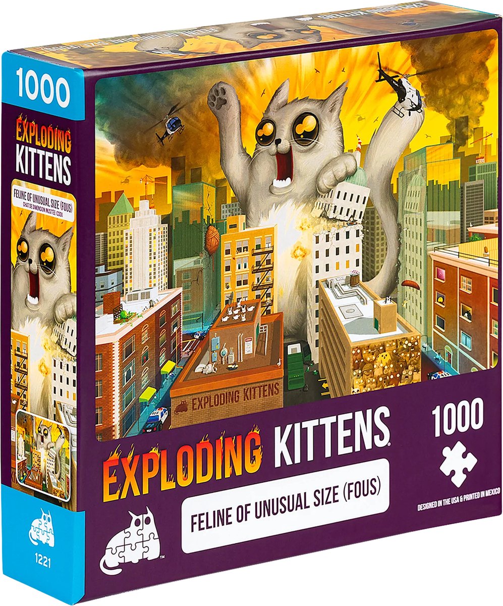 Feline of Unusual Size - Puzzel - 1000 stukjes