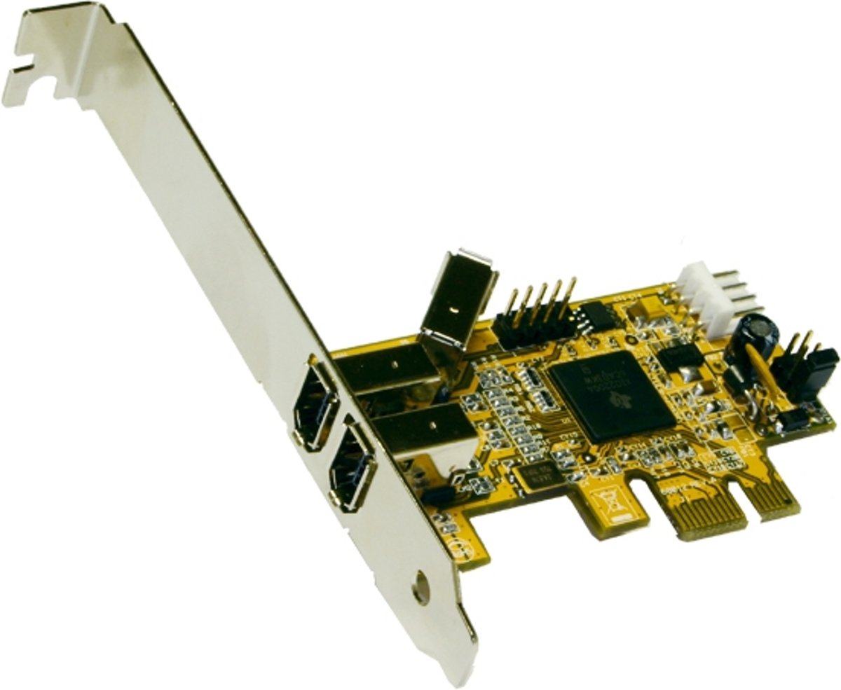 EXSYS 2+1 Port FireWire PCI-E Card interfacekaart/-adapter