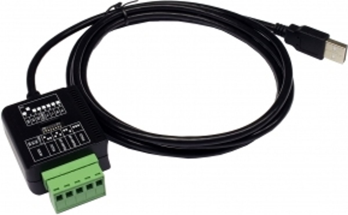 EXSYS EX-1309-T USB 2.0 RS-232/422/485 Zwart kabeladapter/verloopstukje