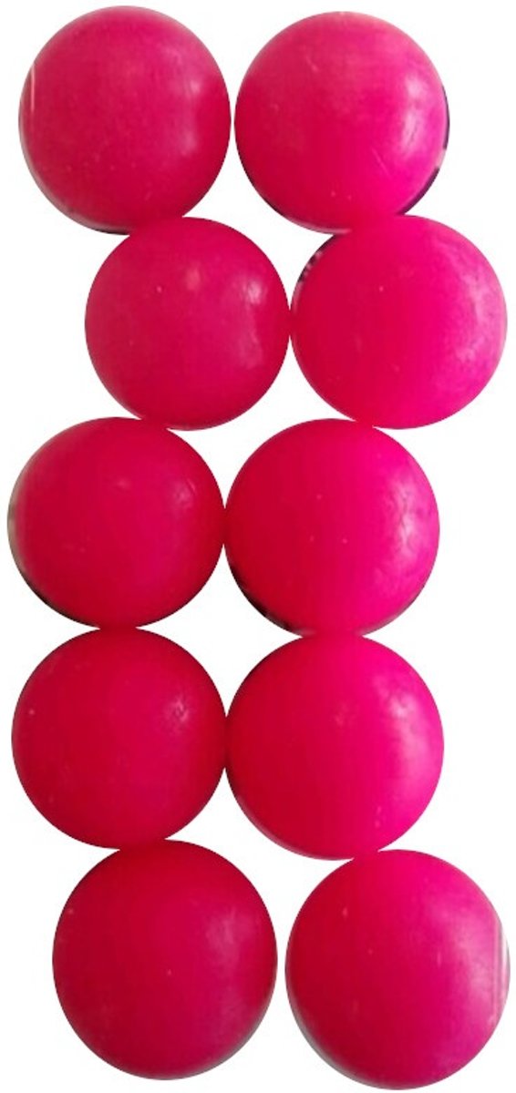 Fas Tafelvoetbalballen 10 Stuks Fuchsia