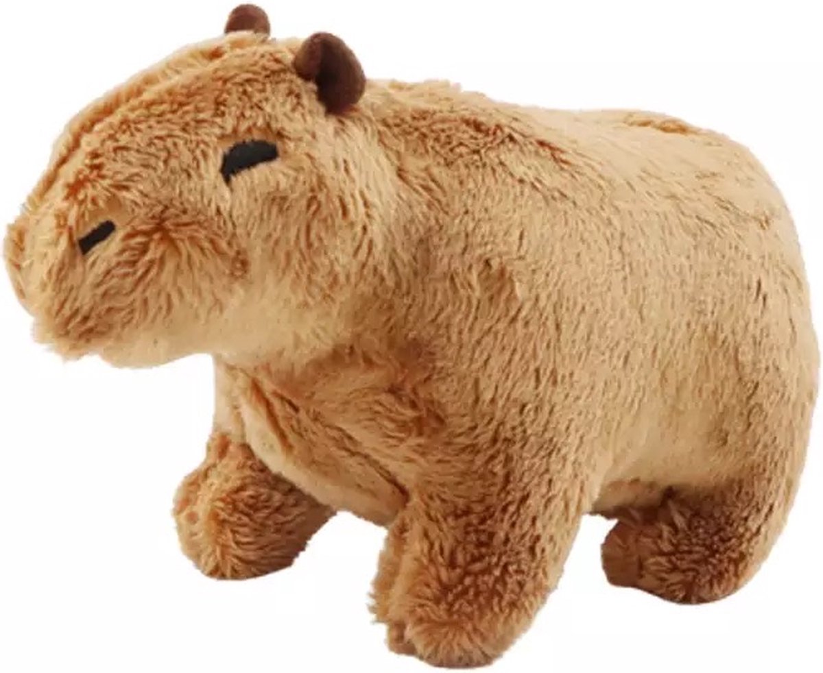 FA-VE Capibara Knuffel - Capybara Knuffel - Capybara Pluche Knuffel - Capibara Knuffel 18 cm - Bruin