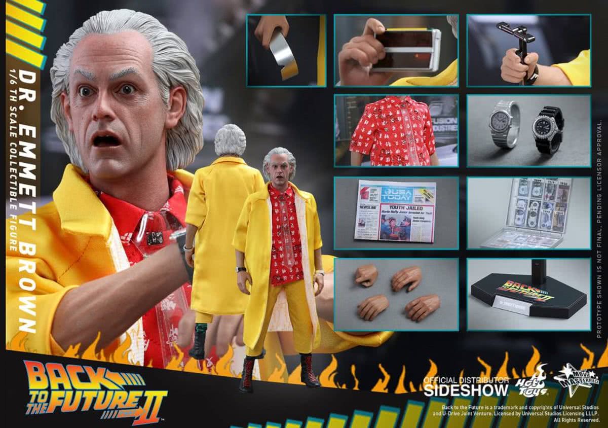 Back to the Future 2: Dr. Emmett Brown 1:6 scale Figure