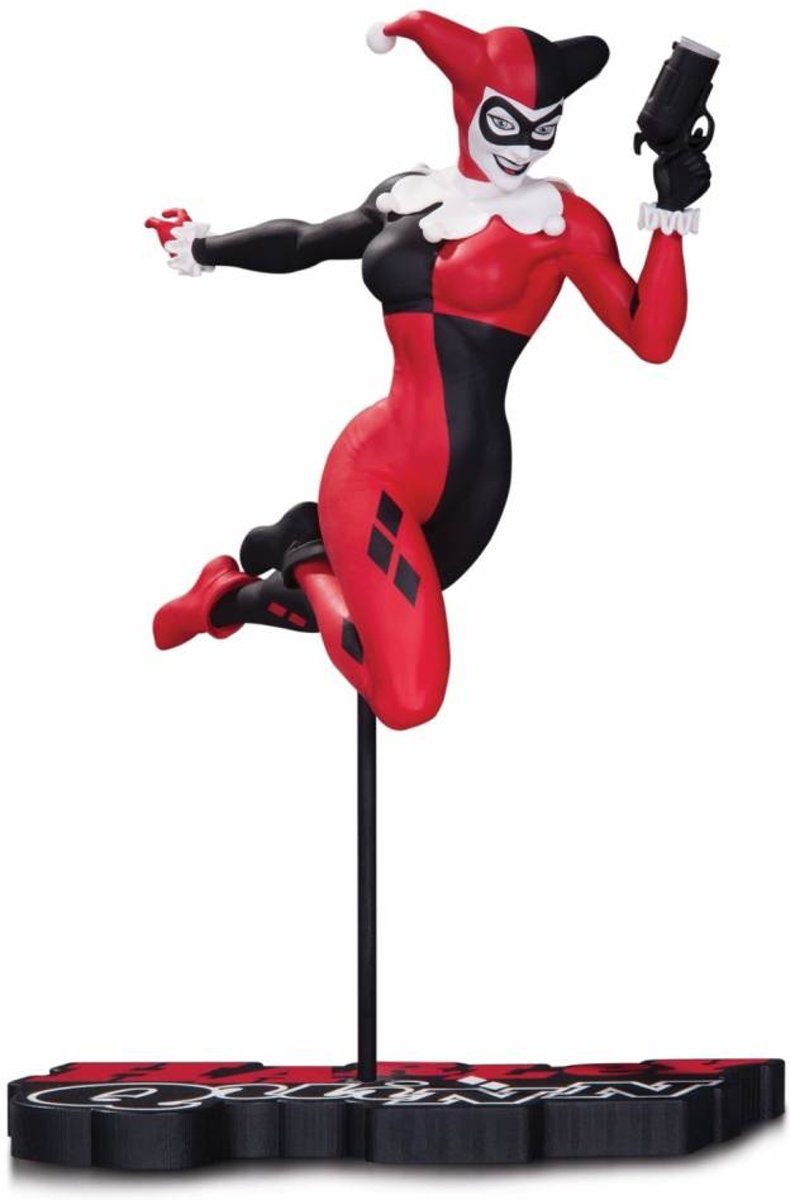 DC Comics: Harley Quinn Red White & Black Statue by Terry Dodson