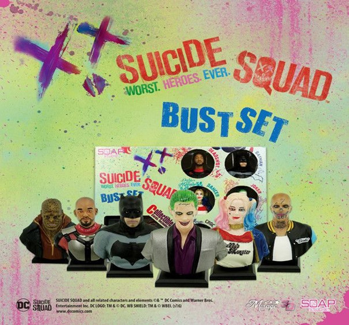 DC Comics: Suicide Squad - Bust Set