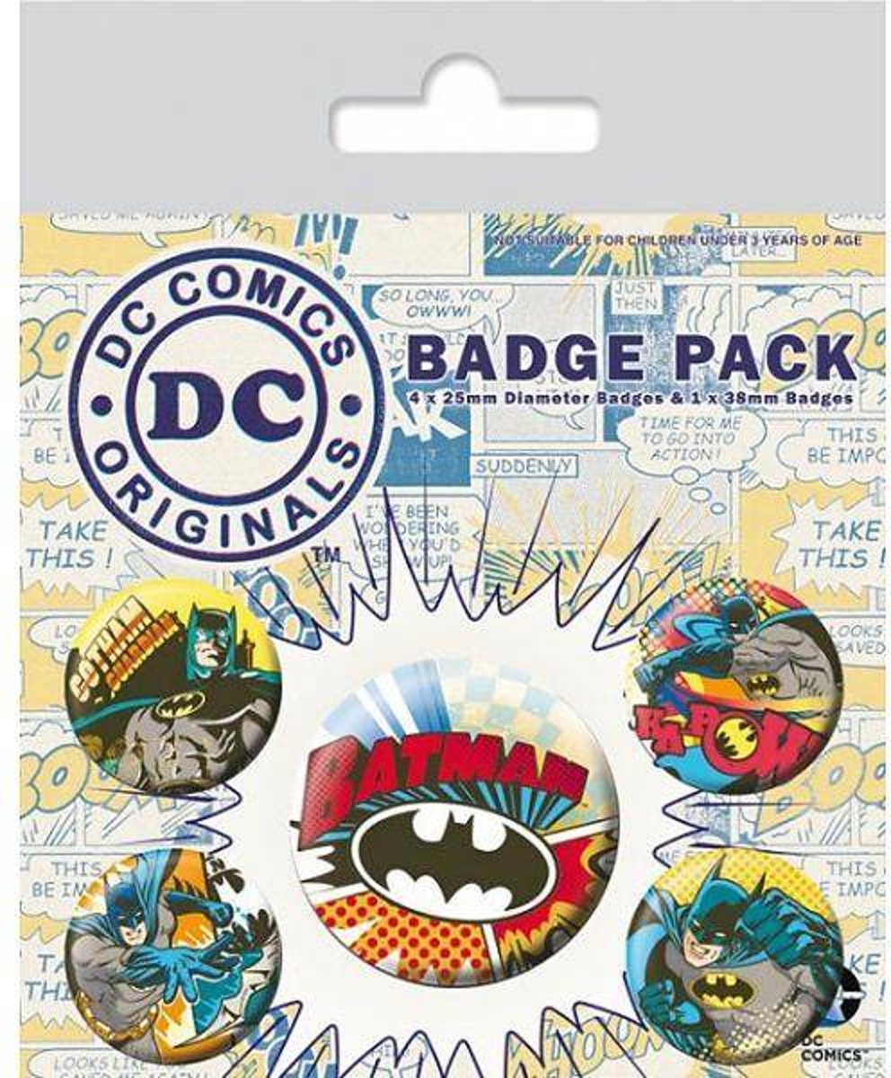 Dc Comics Batman Comic Capers - Buttons