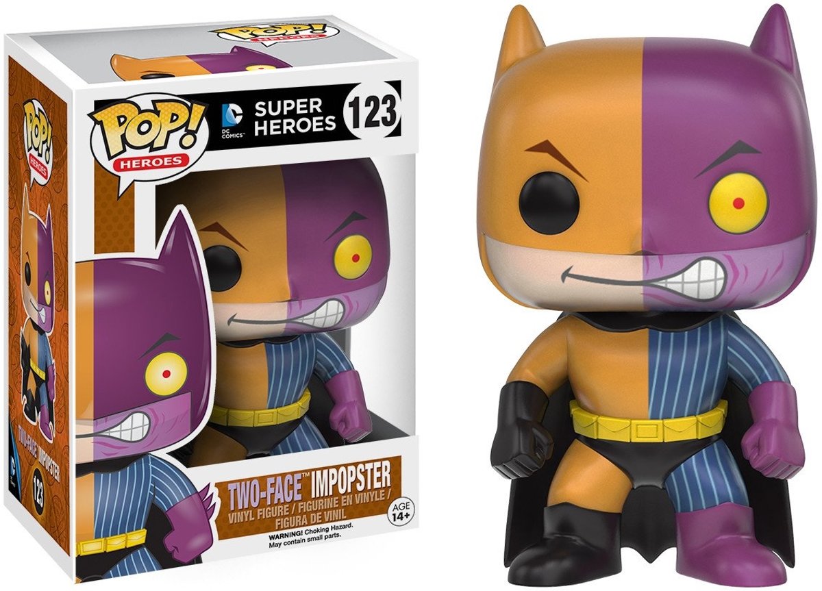 FUNKO Pop! Heroes: Impopster -Two-Face Volwassenen en kinderen Verzamelfiguur