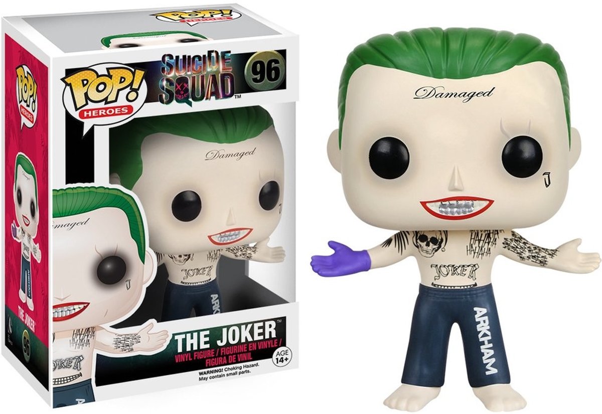 FUNKO Pop! Heroes: Suicide Squad - The Joker Volwassenen en kinderen Speelgoed actiefiguurtje