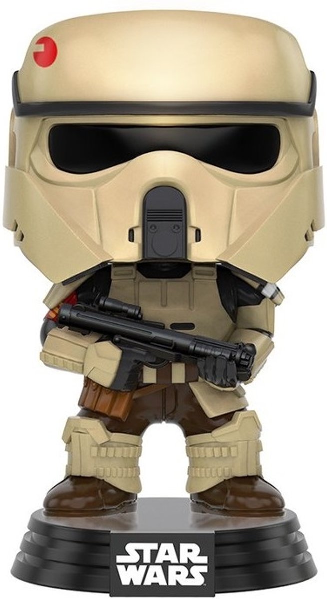 FUNKO Pop! Star Wars: Rogue One - Scarif Stormtrooper Volwassenen en kinderen Verzamelfiguur