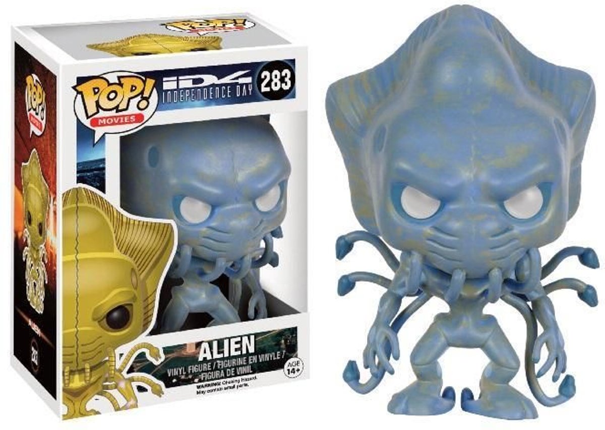 INDEPENDENCE DAY - POP Vinyl 283 Alien White Eyes Ltd Ed.!