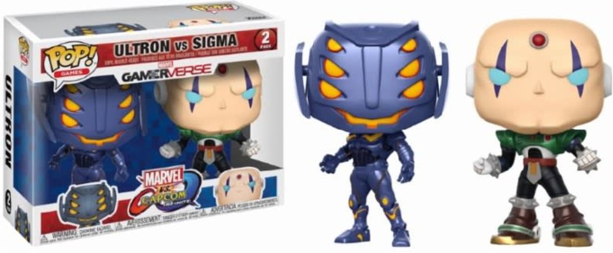 Pop! Marvel and Capcom: Ultron vs Sigma 2-Pack