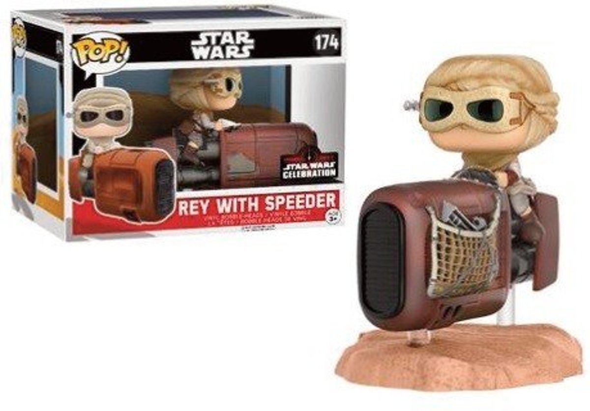 Pop! Star Wars: Rey with Speeder LE