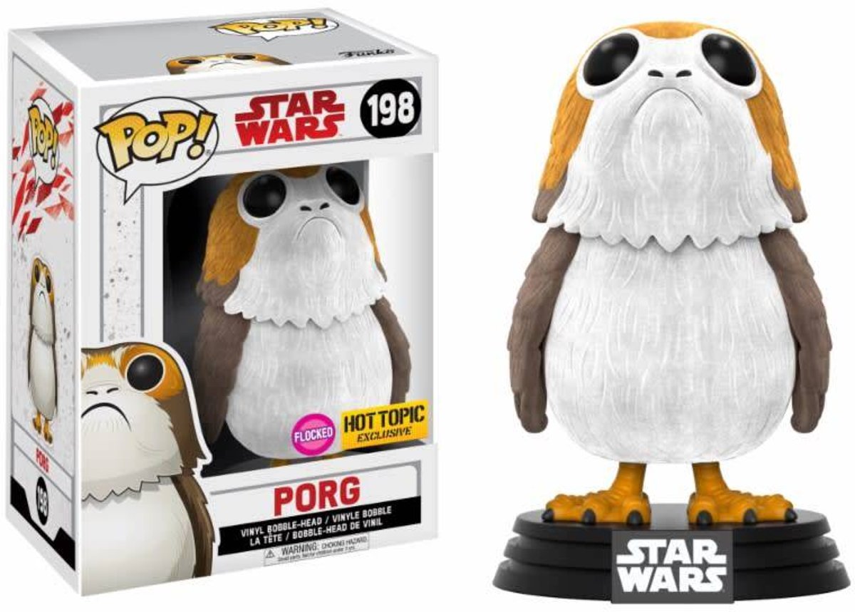 Pop! Star Wars: The Last Jedi - Flocked Porg Asst. LE