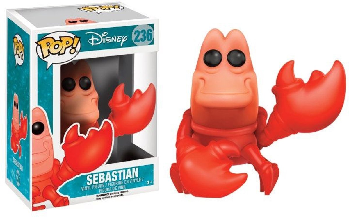 Pop Disney Little Mermaid Sebastian Vinyl Figure