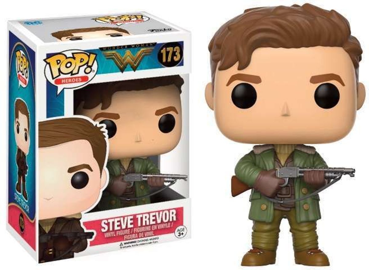 Pop Wonder Woman Movie Steve Trevor Vinyl Figure