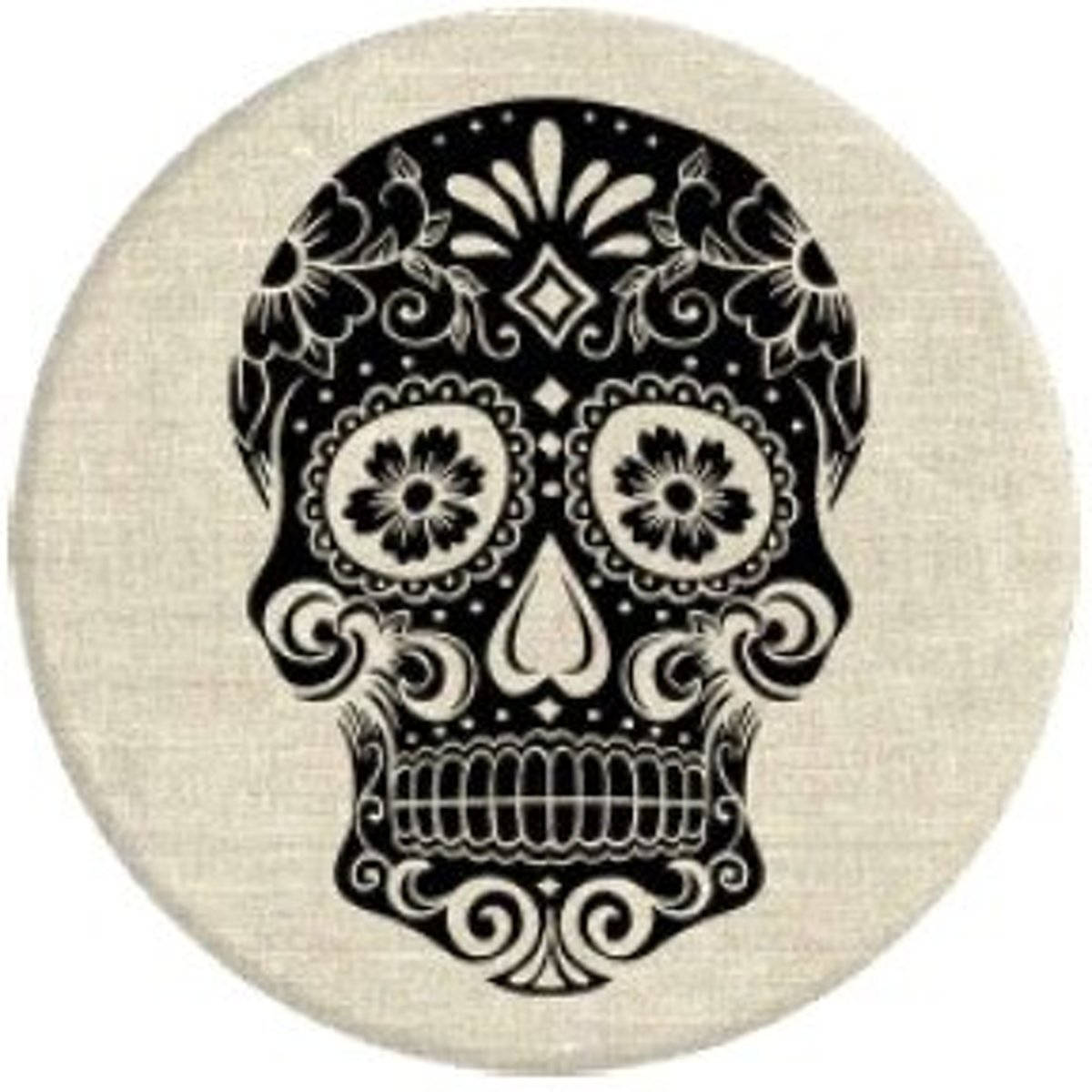 Popsockets: Sugarskull on Linen