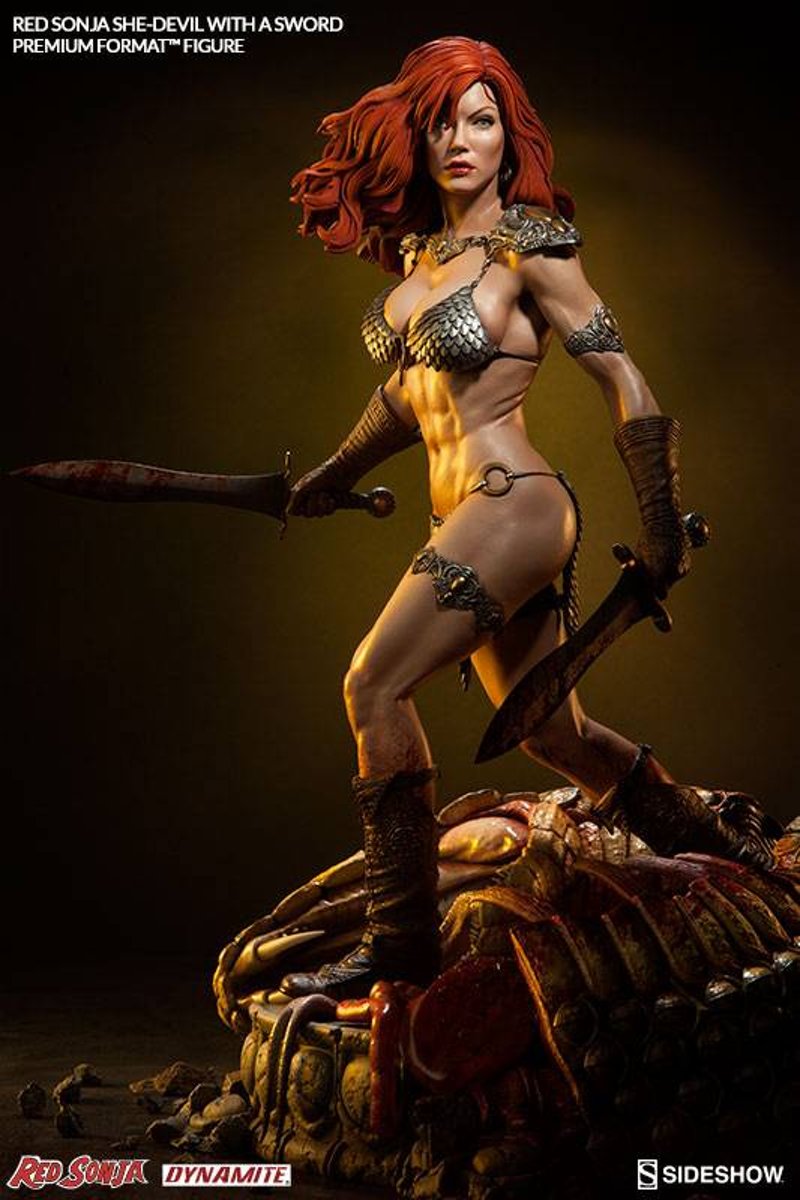 Red Sonja She-Devil with a sword - Premium Format Statue