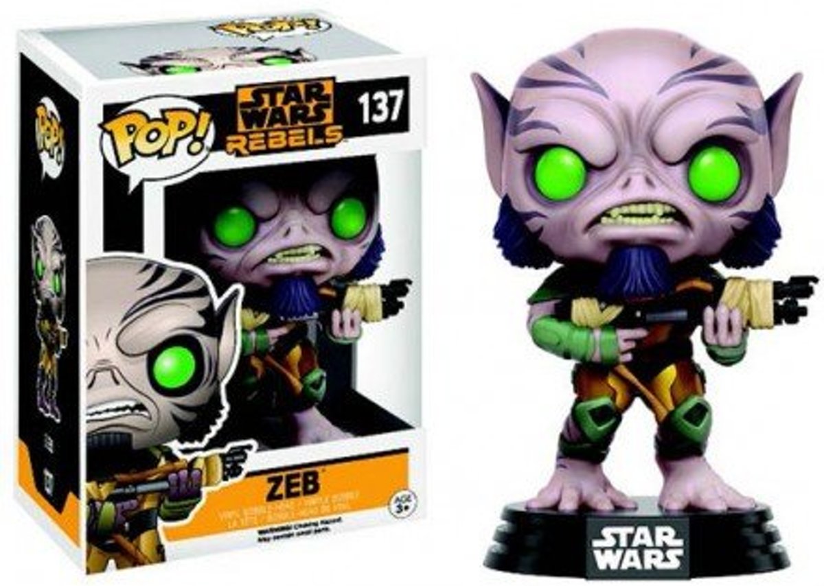 STAR WARS REBELS - POP Vinyl 137 Zeb !