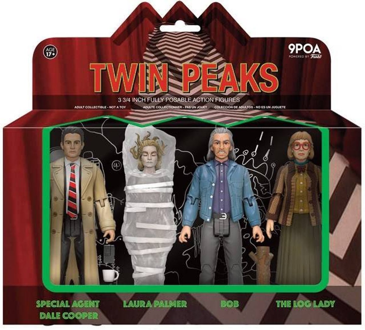 Twin Peaks: Action Figures - 4-Pack Set