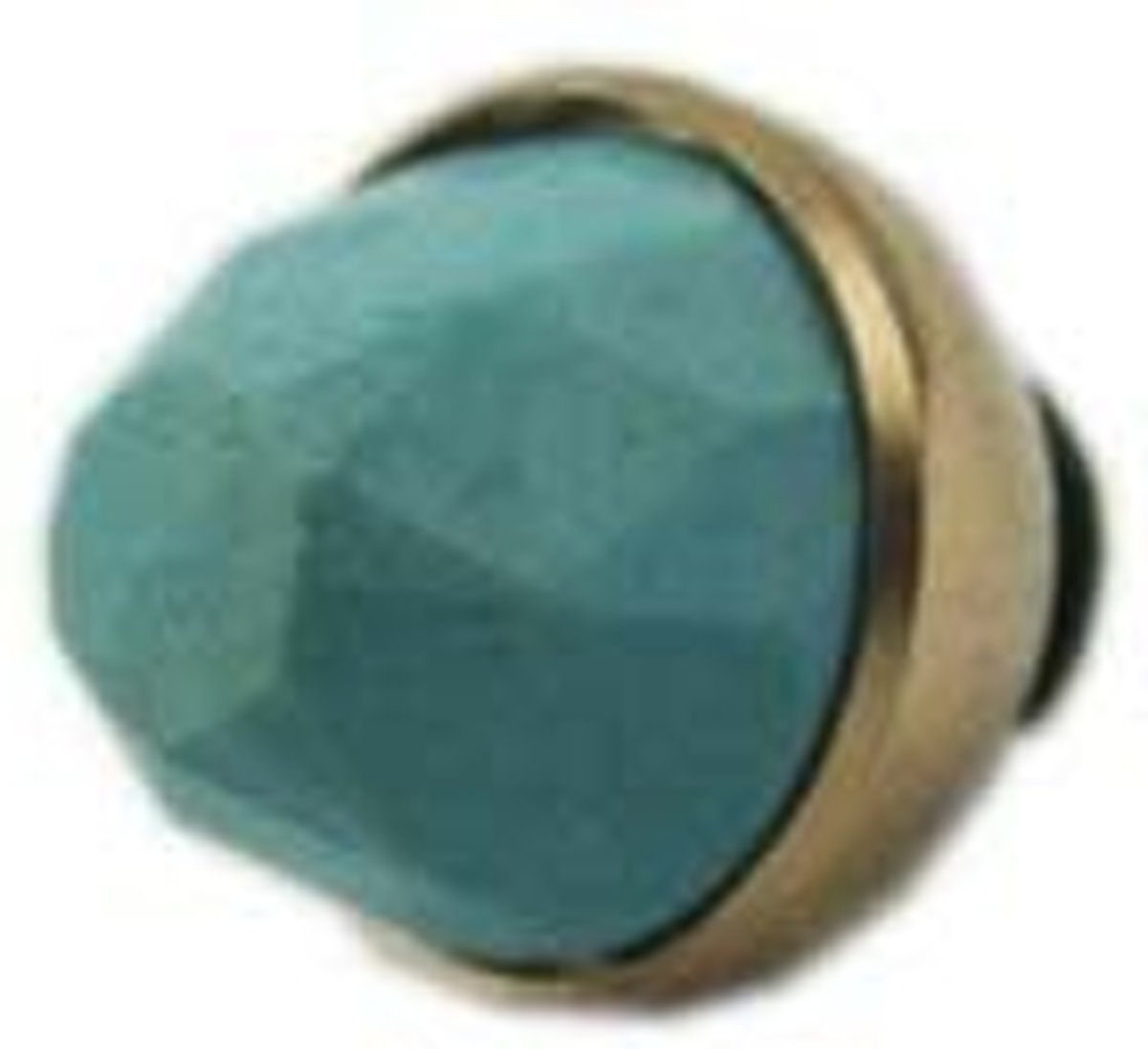 Diamand Ring Element - Los Sieraden Onderdeel - Goud/Turquoise-Gehard