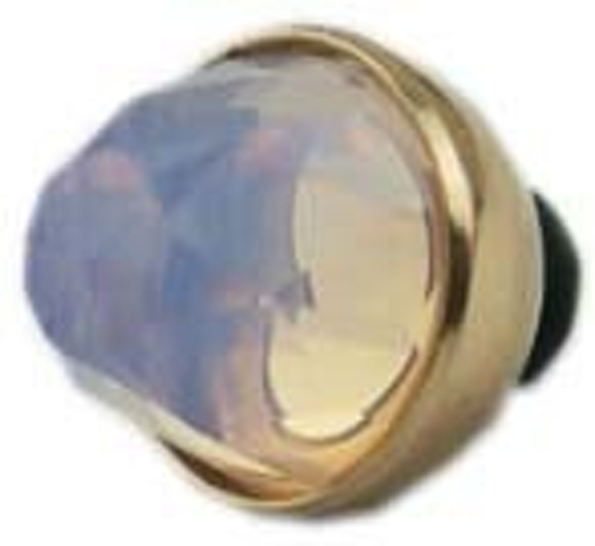 Diamand Ring Element - Los Sieraden Onderdeel - Goud/Wit-Steen