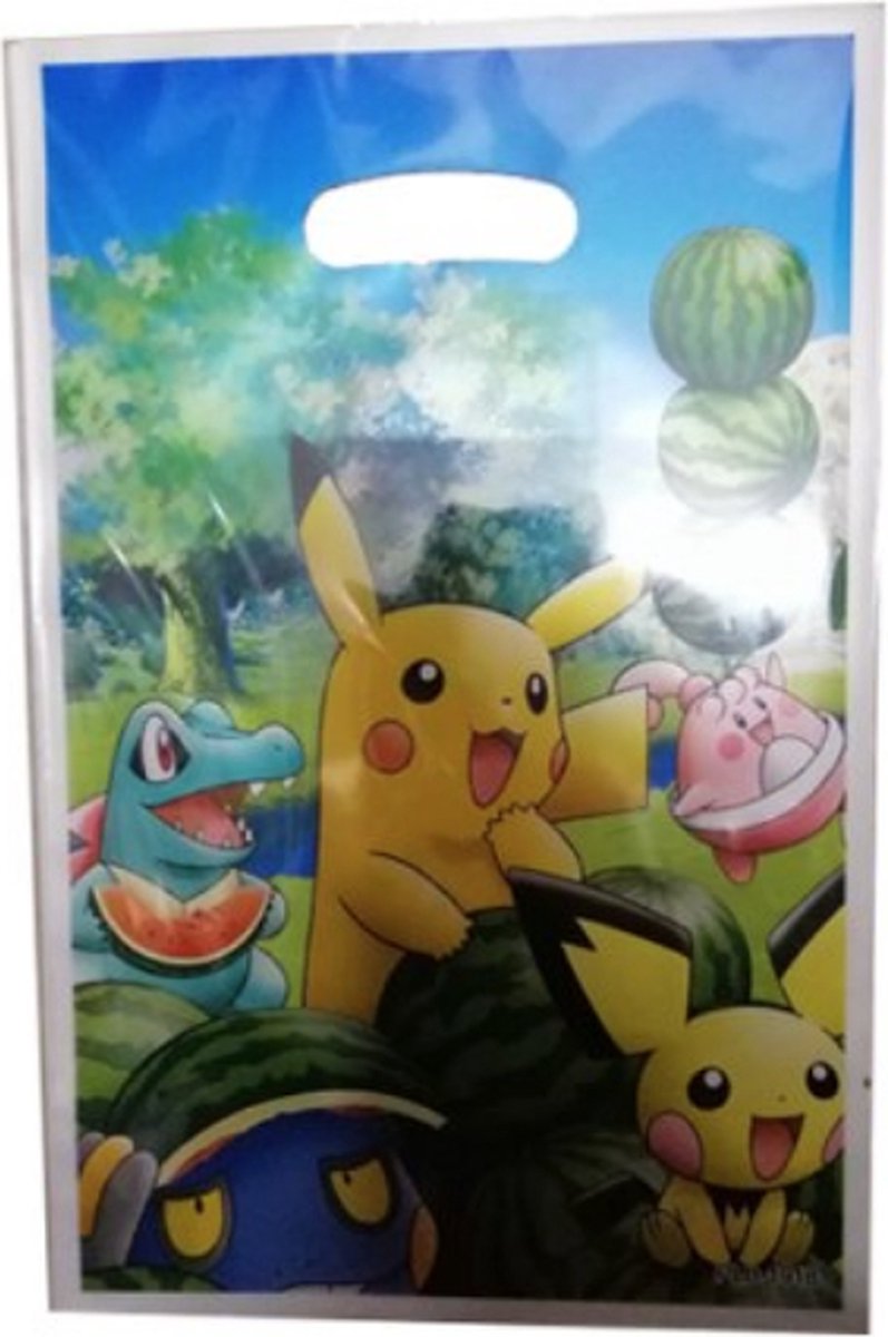 Uitdeelzakjes Pokemon - 20 Stuks - Uitdeelzakjes - Traktatie zakjes voor Uitdeelcadeautjes - Uitdeelzakjes Kinderfeestje - Pokemon - Snoepzakjes - Pokemon verjaardag