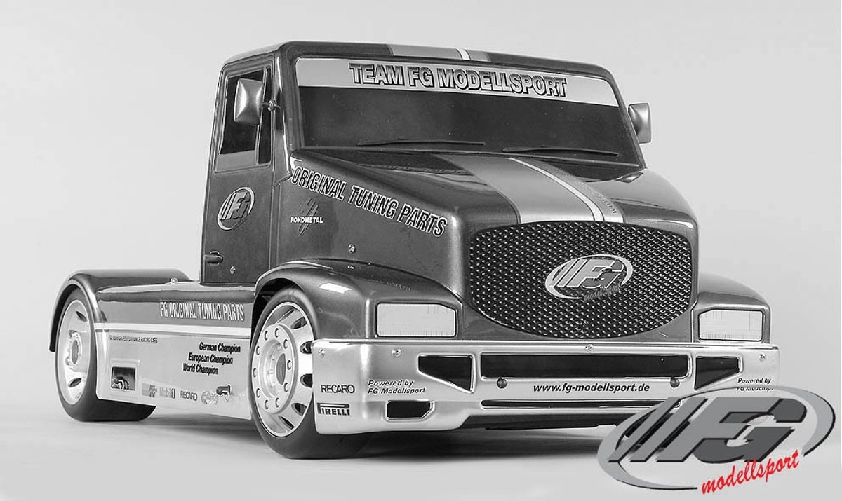 FG Super Race Truck, Sports-Line, 4WD-530, (Transparante Kap)