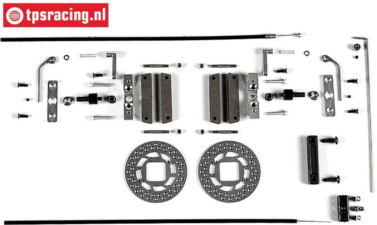 FG10452 Tuning Kabel schijfremmen voor, Formule 1, Set