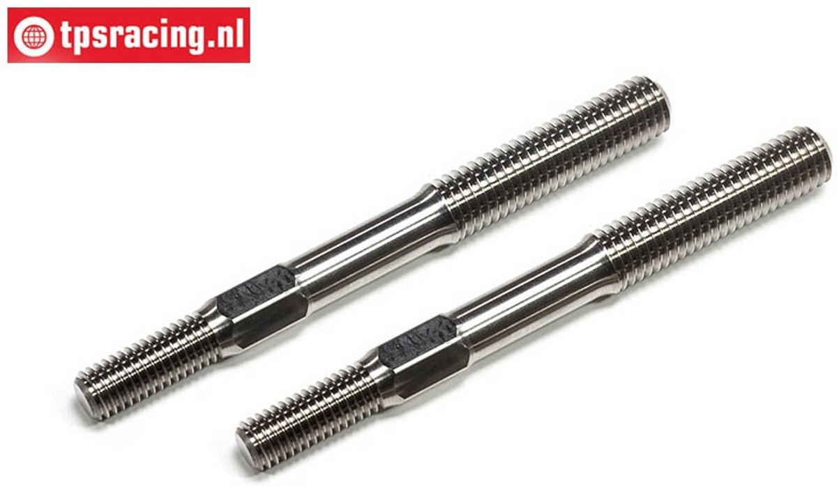 FG4540 Titanium Instelstang, (M8/M10 L/R-L100 mm), 2 St.