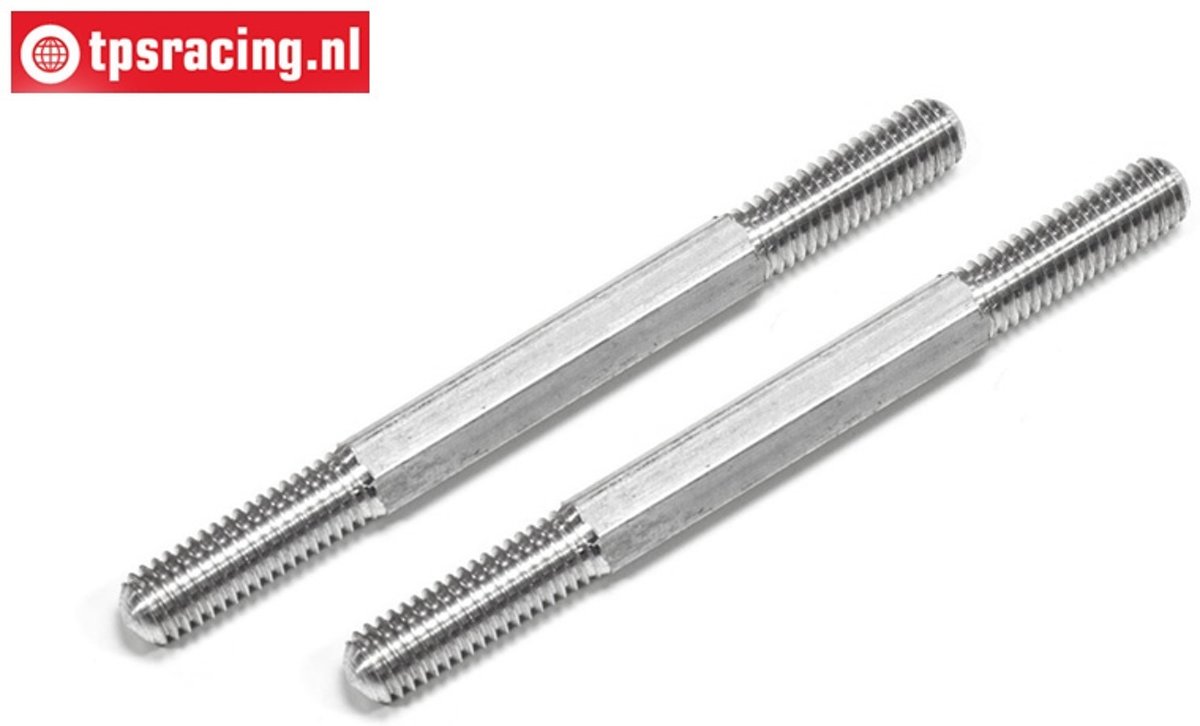 FG6028/01 Aluminium Instelstang, (M6 L/R-L74 mm), 2 St.