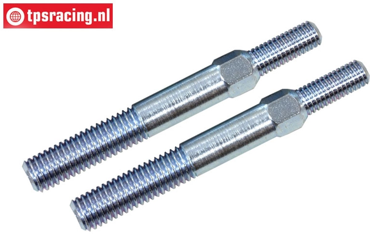 FG66226 Stalen Instelstang, (M8/M10 L/R-L84 mm), 2 St.