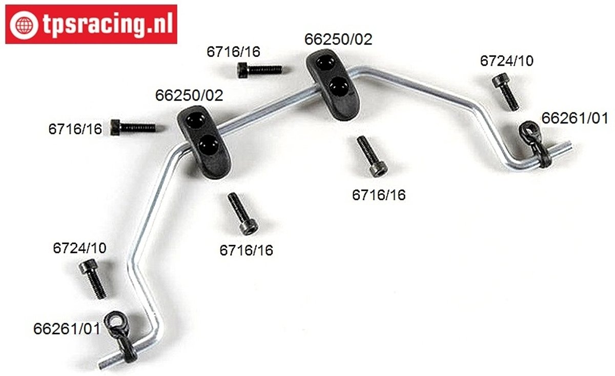 FG66261 Stabilisator 4WD voor, Ø5,0 mm, Set