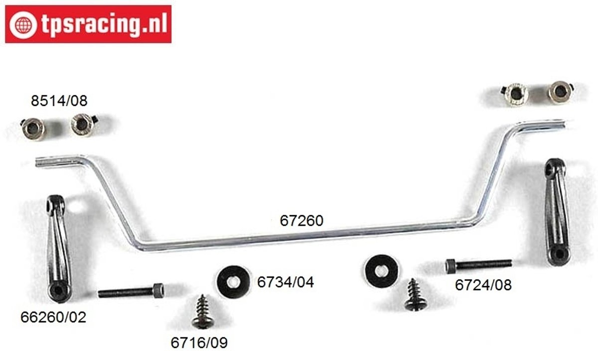 FG67260/10 Stabilisator 1/6 Sports-Line voor Ø4,0 mm, Set