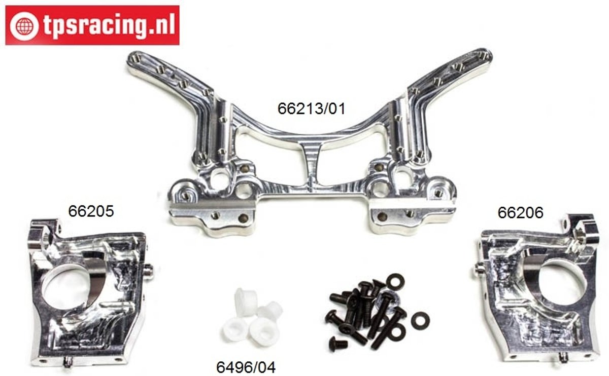 FG68400/01 Aluminium Achter as 4WD WB535, set