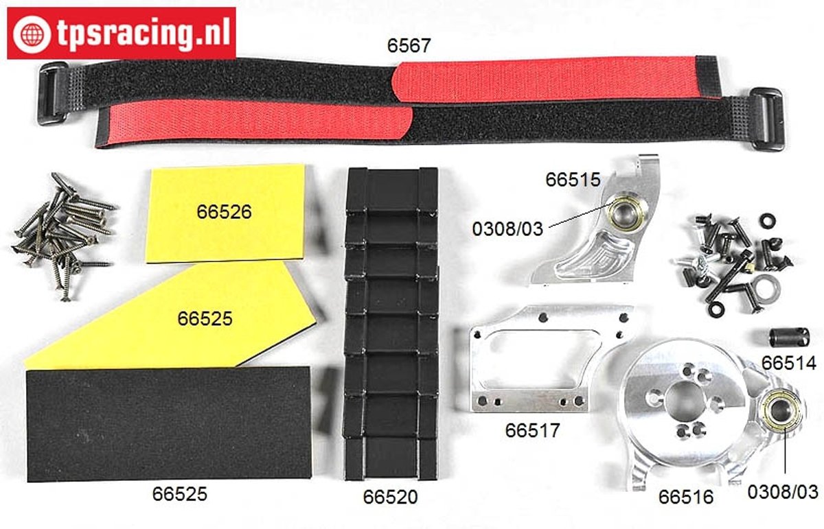 FG68512 Ombouwset Elektro 1/5-1/6, 2WD-4WD, Set