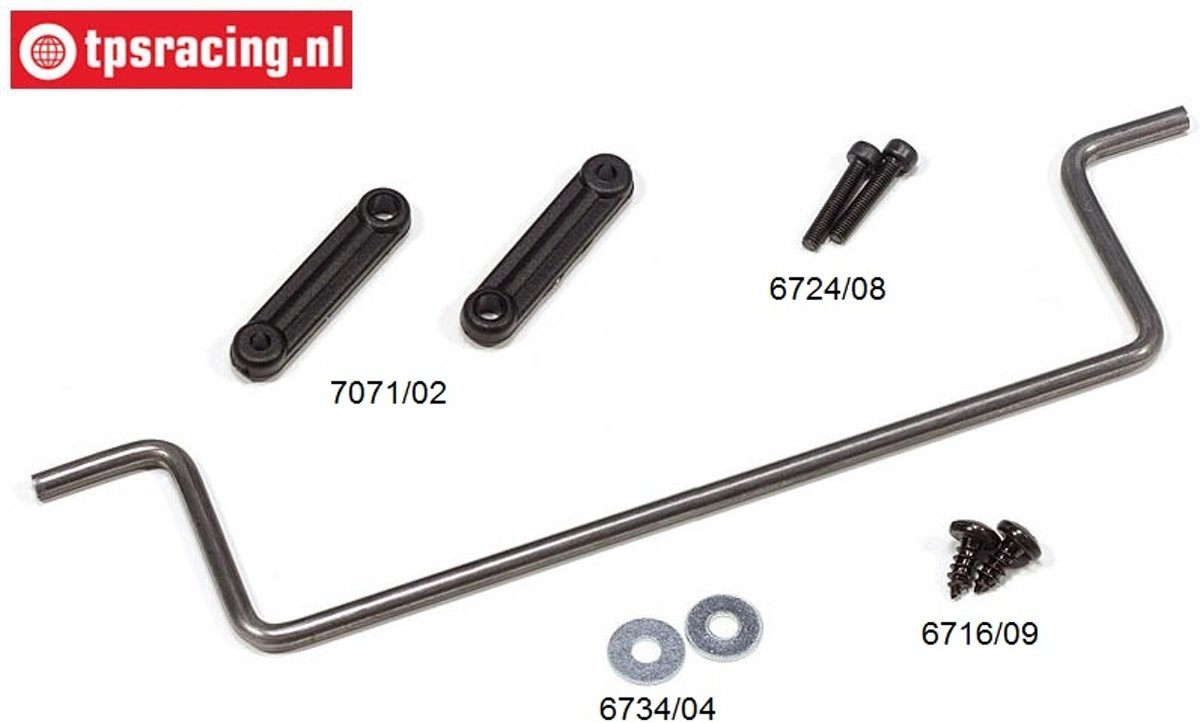 FG7071/01 Stabilisator 2WD achter Ø5,0 mm, Set