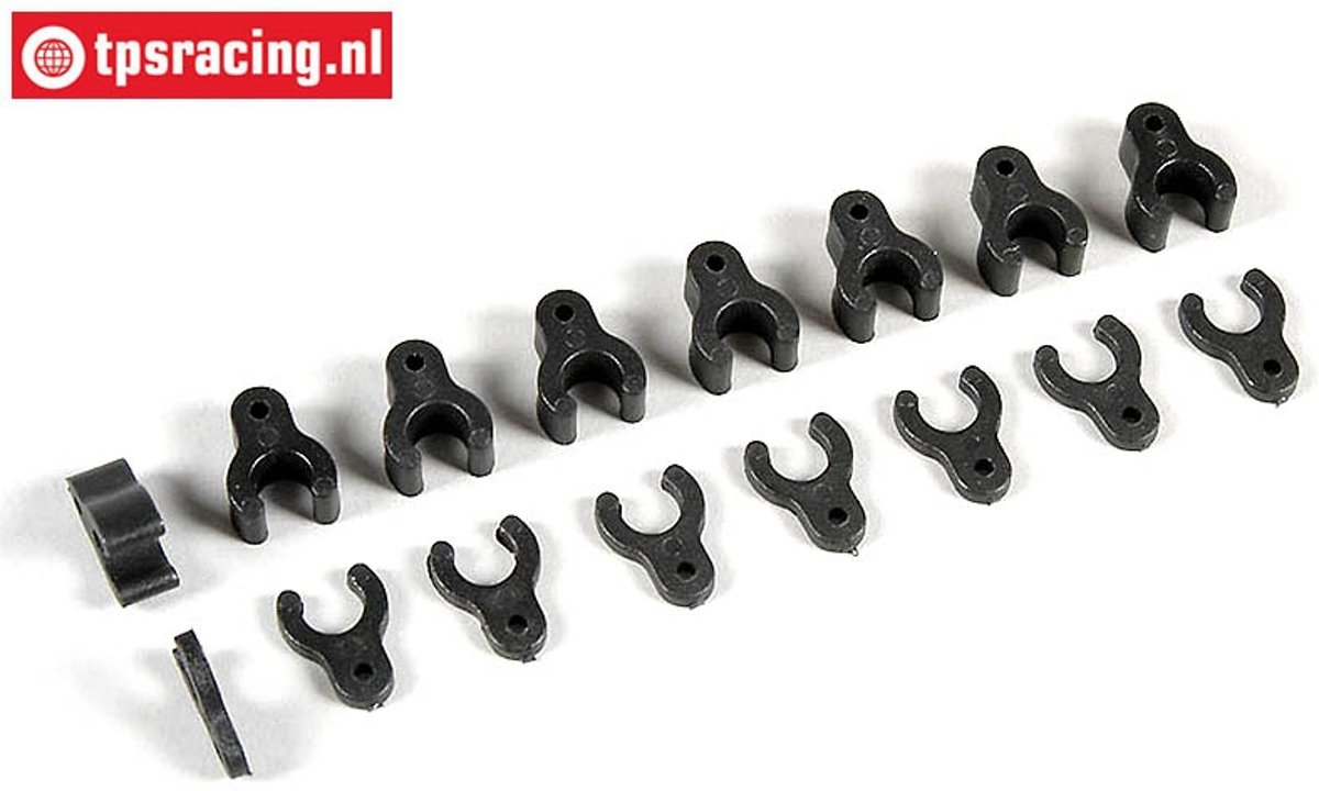 FG7100 Kunststof afstand clips Ø6 mm, 16 st.