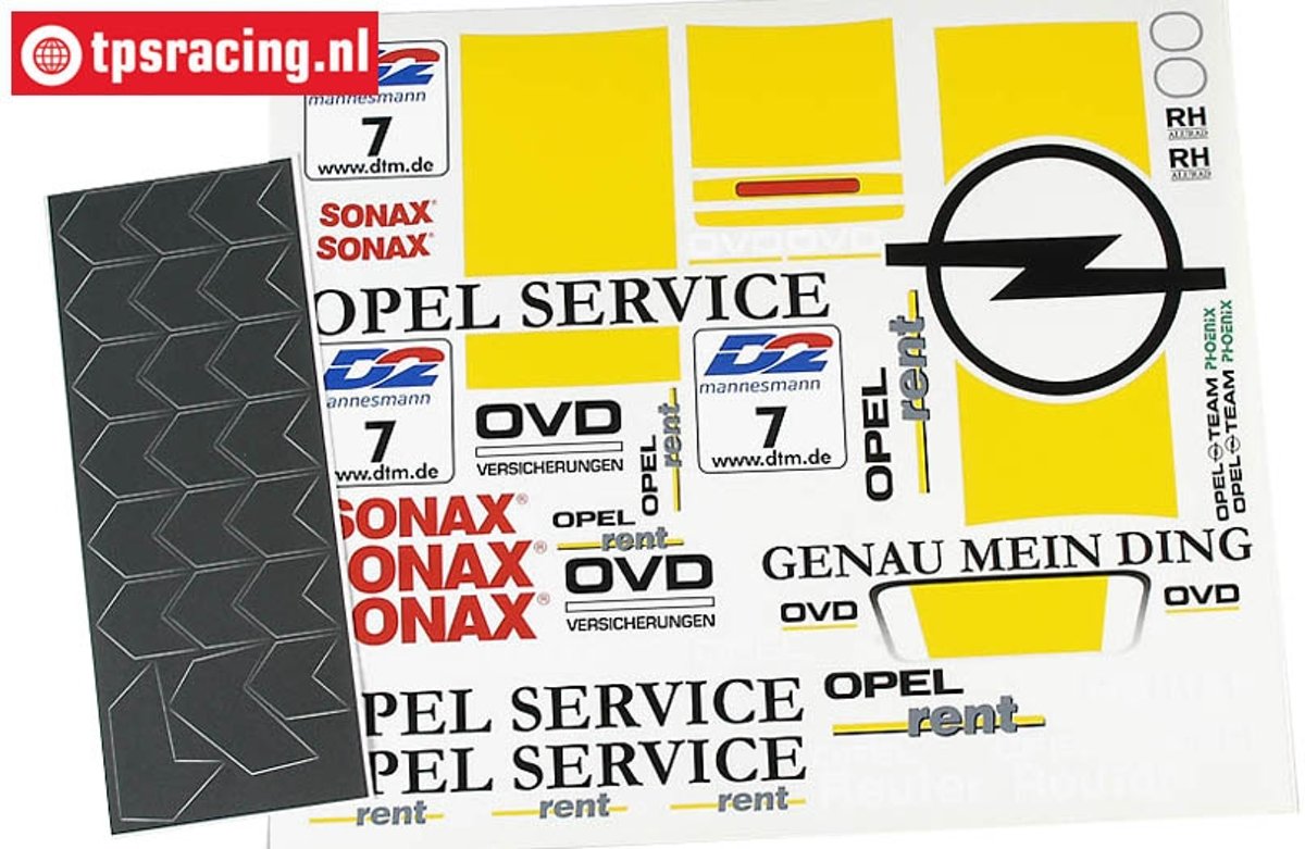 FG7263 Stickers Opel V8 opel Service, Set