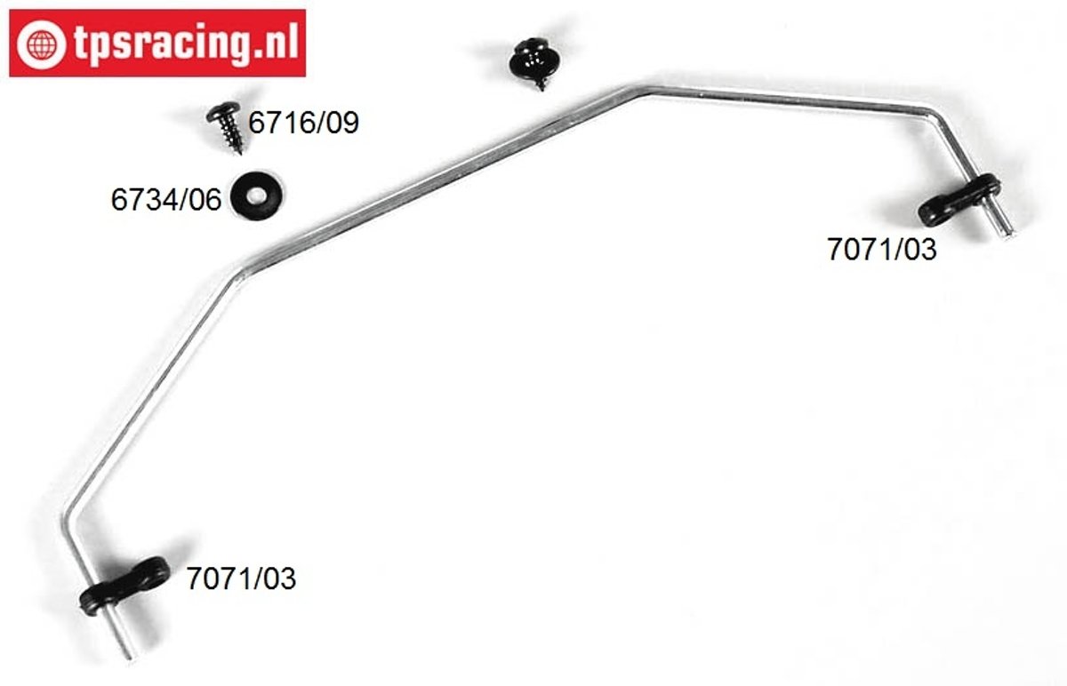 FG8513 Stabilisator 2WD voor Ø4,0 mm, Set